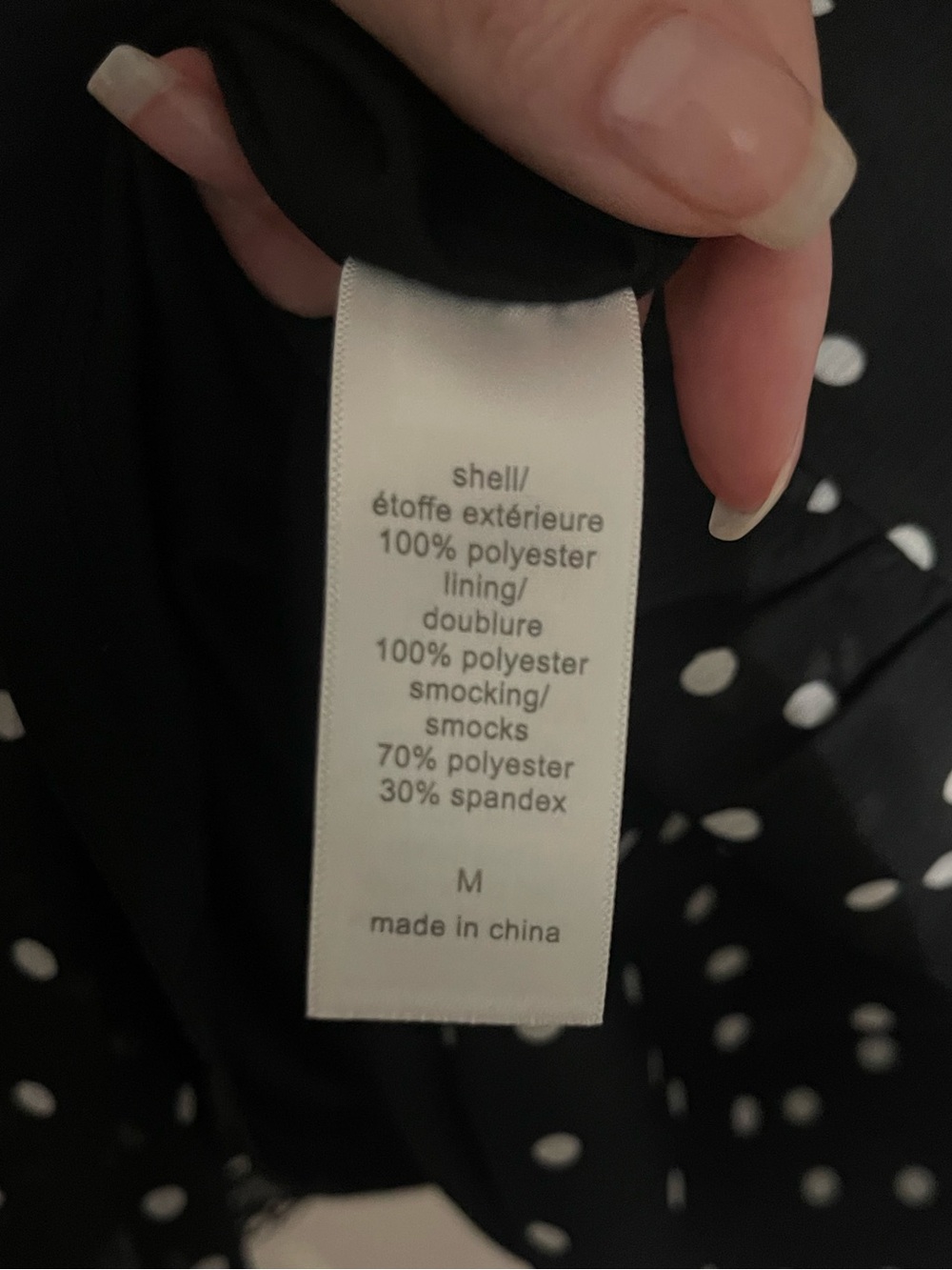 Maurices Black & White Polka Dot Midi Dress - Picture 8 of 9